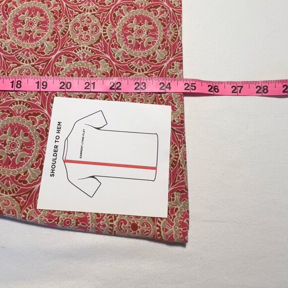 Talbots V-Neck Top with Twist Front - Size L Cotton blend Fall transition piece - Picture 7 of 8